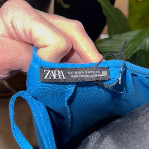 Zara Blue Maxi Dress - Picture 2 of 3